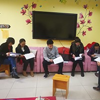 青院附中高三一模前开展学生心理疏导讲座